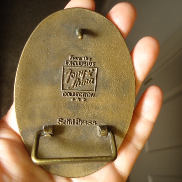 COPY - Tony Lama State Of Texas Solid Brass Belt Buckle State Series Collection… - Picture 4 of 5